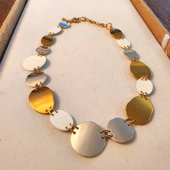 J. Crew White/Silver/Gold Necklace - Picture 2 of 3